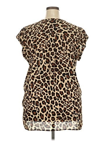 Worthington Short Sleeve Blouse (view 2)
