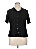 Chenault Black Short Sleeve Blouse Size XL - photo 1