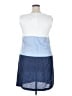 Assorted Brands Color Block Blue Casual Dress Size XXL - photo 2