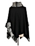 Saks Fifth Avenue Black Poncho One size - photo 2