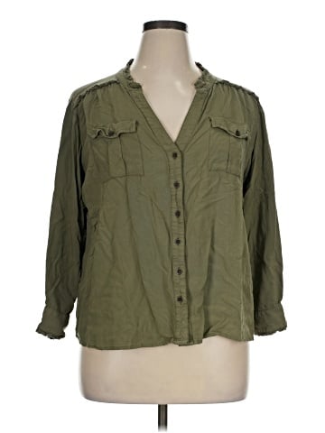 Sundance 3/4 Sleeve Button-Down Shirt (view 1)