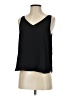 Ann Taylor LOFT 100% Polyester Black Sleeveless Blouse Size S (petite) - photo 1
