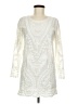 PilyQ 100% Polyester Ivory Cocktail Dress Size Med - Lg - photo 1