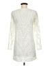 PilyQ 100% Polyester Ivory Cocktail Dress Size Med - Lg - photo 2