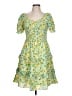 Unbranded 100% Polyester Yellow Casual Dress Size L - photo 1