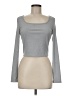Shein Gray Long Sleeve T-Shirt Size 6 - photo 1