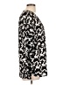 Ivanka Trump 100% Polyester Animal Print Black Long Sleeve Blouse Size L (estimated) - photo 4