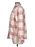 Natural Reflections 100% Cotton Plaid Pink Long Sleeve Button-Down Shirt Size L - photo 5