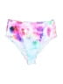 Pink Lily Tie-dye Purple Swimsuit Bottoms Size S - photo 1