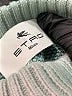 ETRO 100% Cotton Argyle Green Pullover Sweater Size 7 (estimated) - photo 3