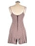 All That Jazz 100% Rayon Hearts Brown Romper Size 7 - 8 - photo 2