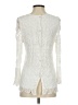 Solitaire 100% Cotton Ivory Long Sleeve Top Size S - photo 2