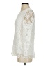 Solitaire 100% Cotton Ivory Long Sleeve Top Size S - photo 5