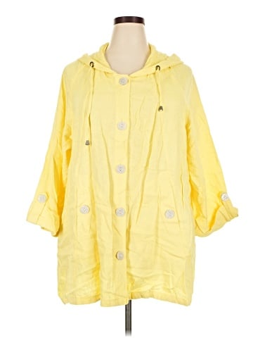 Jones & Co 3/4 Sleeve Button-Down Shirt (view 1)