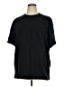 Cos 100% Cotton Black Short Sleeve Top Size XL - photo 1