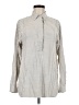Max Studio Stripes Ivory Long Sleeve Blouse Size M - photo 1