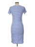 Three Dots Stripes Blue Casual Dress Size L - photo 2