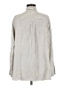 Max Studio Stripes Ivory Long Sleeve Blouse Size M - photo 2
