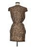 RACHEL Rachel Roy Animal Print Brown Cocktail Dress Size 6 - photo 2