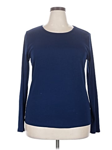Liz Claiborne Long Sleeve T-Shirt (view 1)