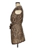 RACHEL Rachel Roy Animal Print Brown Cocktail Dress Size 6 - photo 5