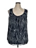 Kasper Blue Sleeveless Blouse Size XL - photo 1