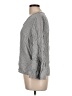 Pleione Gray Long Sleeve Blouse Size L - photo 5