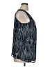 Kasper Blue Sleeveless Blouse Size XL - photo 4