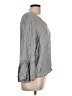 Pleione Gray Long Sleeve Blouse Size L - photo 4