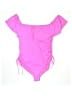 Assorted Brands Solid Pink Swimsuit Top Size 3X - photo 1