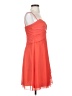 David's Bridal 100% Polyester Orange Cocktail Dress Size 4 - photo 4