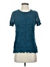 Teddi Rose Teal Short Sleeve Top Size S - photo 1