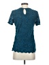 Teddi Rose Teal Short Sleeve Top Size S - photo 2