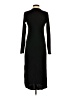 Uniqlo Solid Black Casual Dress Size S - photo 2