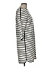 Unbranded Stripes Gray Casual Dress Size L - photo 4