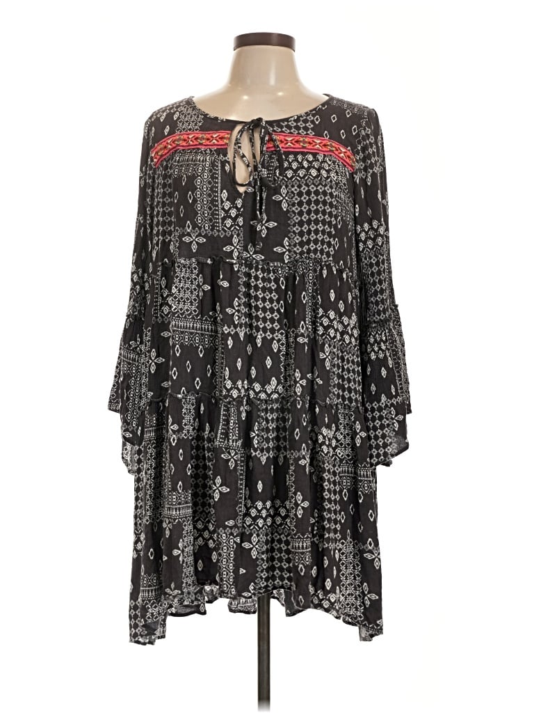 Pre-owned Uncle Frank Casual Dress In Gray