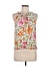 Rose + Olive 100% Rayon Orange Sleeveless Blouse Size L - photo 1