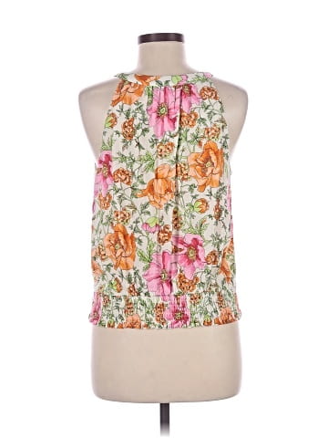 Rose + Olive Sleeveless Blouse (view 2)