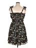 GB 100% Polyester Floral Black Casual Dress Size XL - photo 2