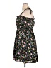 GB 100% Polyester Floral Black Casual Dress Size XL - photo 5