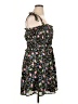 GB 100% Polyester Floral Black Casual Dress Size XL - photo 4