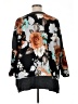White Birch Floral Black Pullover Sweater Size XL - photo 2