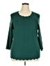 Cable & Gauge Teal Pullover Sweater Size 3X - photo 1