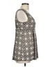Max Edition Silver Sleeveless Blouse Size L - photo 4
