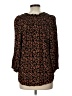 Bobeau 100% Rayon Brown 3/4 Sleeve Blouse Size L - photo 2