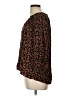 Bobeau 100% Rayon Brown 3/4 Sleeve Blouse Size L - photo 5
