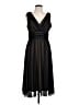 Connected Apparel 100% Polyester Black Cocktail Dress Size 12 - photo 1