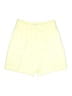 On 34th 100% Polyester Solid Yellow Shorts Size 6 - photo 1