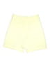 On 34th 100% Polyester Solid Yellow Shorts Size 6 - photo 2