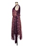 CHRIS McLaughlin 100% Polyester Paisley Purple Cocktail Dress Size 8 - photo 5